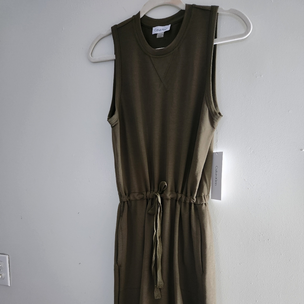 Calvin Klein sleeveless super soft comfy mini dress